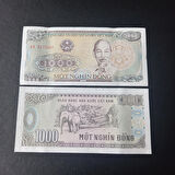 Escoines Koleksiyon 3996367e092dfc160a Vietnam 1000Dong 1988 Çil Yabancı Eski Kağıt Para
