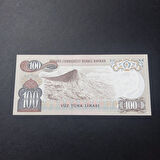 Escoines Koleksiyon 3996367e214d6bb319 ÇÇT+ 6.Emisyon 2.tertip F83-399989 100lira eski kağıt para