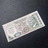 Escoines Koleksiyon 3996367e214d6bb319 ÇÇT+ 6.Emisyon 2.tertip F83-399989 100lira eski kağıt para