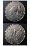 Escoines Koleksiyon 3996367e3524b6f5aa 1973 yunanistan 20 drahmi çil/çil+ Eski yabancı madeni para