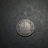 Escoines Koleksiyon 3996367e36e9d0643a 1900 Hollanda 1Cent ÇÇT eski yabancı madeni para
