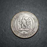 Escoines Koleksiyon 3996367e36faf1d1e3 1864 Fransa 10Centim İmparator Napolyon