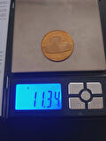 JOHN F. KENNEDY 1917 - 1963 USA. PRESIDENT SCHMIDT KENNEDY MEMORIAL ARLINGTON 11.34gr 22 ayar A900