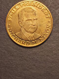 White House Washington Richard M. Nixon 37th US President - 22ayar A900 Altın Madalya - Kurt BODLAK