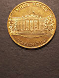 White House Washington Richard M. Nixon 37th US President - 22ayar A900 Altın Madalya - Kurt BODLAK