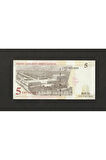 Escoines Koleksiyon 3996367e44017166d4 8.emisyon 5 yeni türk lirası ÇİL 001499 (YTL) Eski kağıt para