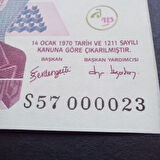 Escoines Koleksiyon 3996367e82d1df0892 7.Emisyon 1 Milyon Türk lirası CA/LEKELİ eski kağıt para