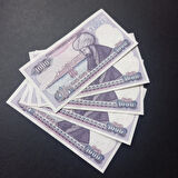 Escoines Koleksiyon 3996367e87dbb7d249 7.Emisyon 1.Tertip 1000 Türk Lirası E25 Seri takipli ÇİL