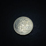 Escoines Koleksiyon 3996367e9d839a20b3 2500 Lira 1993 Nadir çıkar ÇİL eski madeni para