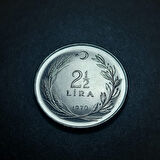 Escoines Koleksiyon 3996367e9e7f0b3051 1970 Hatıra Fao 2½ Lira ÇİL/PROOF eski madeni para