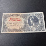 Escoines Koleksiyon 3996367f212ed08c44 A010-098478 10Bin pengo 1946 Macaristan CA+ kağıt eski para