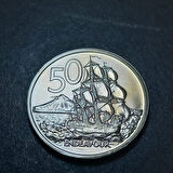 Escoines Koleksiyon 3996367f90a3046d5e 50cent PROOF 1969 Yeni Zelanda eski yabancı madeni para