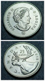 Escoines Koleksiyon 3996367fb953d006fe 2018 Kanada 25 Cent ÇİL Eski Yabancı Madeni Para