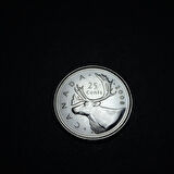 Escoines Koleksiyon 3996367fb95d54eba6 2008 Kanada 25Cent ÇİL Eski Madeni Para