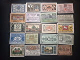 Escoines Koleksiyon 399636802601856cc3 Almanya 20'Li Notgeld lot Ehalet Acil Durum Paraları