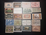 Escoines Koleksiyon 399636802601856cc3 Almanya 20'Li Notgeld lot Ehalet Acil Durum Paraları