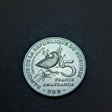 Escoines Koleksiyon 399636802a806b813d 2014 Burundi Kuşlar Serisi 5 Frank Tam set - Alüminyum ÇİL