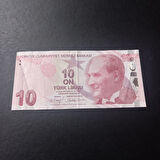 Escoines Koleksiyon 39963680c0f4254a15 9.Emisyon 10Türk Lirası Güzel Numara F377 404040