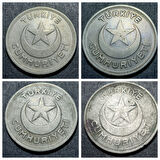Escoines Koleksiyon 39963680e0ecd2d16f 1936/1937/1938/1939 10Kuruş takım ÇT/ÇÇT+ eski madeni para