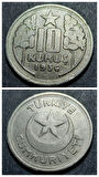 Escoines Koleksiyon 39963680e0f350e16d 1936 10Kuruş Nadir çıkar ÇÇT+ eski madeni para RR