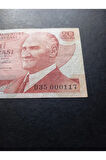Escoines Koleksiyon 39963680e70b0a6689 6.emisyon 20Türk Lirası 000117 Ççt Eski Kağıt Para