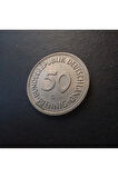 Escoines Koleksiyon 39963680e8b8eebe77 Almanya 50 pfennig (1987-G) Çil-Nadir çıkar Eski madeni para.
