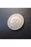 Escoines Koleksiyon 39963680e8b8eebe77 Almanya 50 pfennig (1987-G) Çil-Nadir çıkar Eski madeni para.