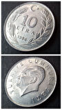 Escoines Koleksiyon 399636817d71ec3470 1986 10lira ÇA+ eski madeni para
