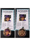 39963681b2bec24fb3 Numis Proof 2016 Kraliçe Elizabeth 24Ayar AltınKaplama Sertifikalı 52gram A-35188
