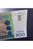Escoines Koleksiyon 39963682a2cdb3d218 Özbekistan 200 Som ÇİL eski kağıt para