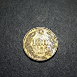 Escoines Koleksiyon 39963682a3412ada55 100Lira 1989 ÇÇT eski madeni para