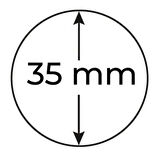Escoines Koleksiyon 3996368437fafd14ce Yapışkansız 5 ADET Karton Kapama 35mm Madeni Para Kapaması