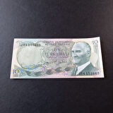 Escoines Koleksiyon 39963684ee8f64b5eb 6.Emisyon 2.Tertip 10 Türk Lirası J 54 Serisi ÇİL Kağıt Para
