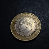 Escoines Koleksiyon 3996368800cdd4ecc3 2014 çapaklı 1tl ÇÇT eski madeni para