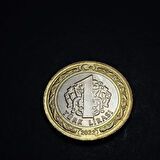 Escoines Koleksiyon 3996368800d9e66c12 2022 Yazı/tura capaklı 1tl ÇİL eski madeni para