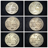 Escoines 39963689923c70bbe1 1995 1996 1997 1998 1999 2000 10bin lira para