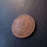 Escoines 39963689a706366194 1989 D Almanya 2Pfennig ÇÇT+ para
