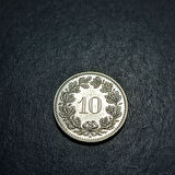 Escoines Koleksiyon 3996368ddae8457cef 2013 İsviçre 10 Rappen ÇİL eski yabancı madeni para