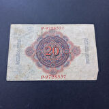 Escoines 3996368f3e166122f1 1914 Berlin P serisi 20 Mark ÇT