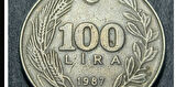 Escoines 3996368f4060b99cdc 1987 100Lira Baskı hatası nadir çift pres hatalı-erör temiz/çt eski para