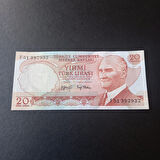 Escoines 3996368f56fc404254 6.Emisyon 3.Tertip F51 Serisi Çil 20Lira