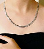 Balık Sırtı Çelik Erkek yada Kadın Unisex  Zincir Trend  Kolye  65 cm-8 mm