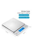 Dijital Hassas Elektronik Taşınabilir Cep Terazi Tartı 500 Gram 0.01 Gram Terazisi