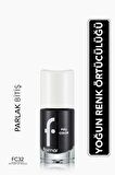 Flormar Yoğun Pigmentli Parlak Oje- Full Color Nail Enamel- Fc32 Vıctory Of Black -8690604313228
