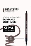 Flormar Smokey Göz Kalemi (BRONZ) - Smoky Eyes Waterproof Eyeliner - 006 Outstanding Bronze - 8690604547296