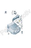 Passat B7 (10-14) Bagaj Kapak Amortisörü 3ae827550 3ae827550a
