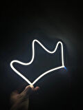 DGRK 3D Özel Basım filament Işıklı Tasarım KRAL TACI neon led gece lambası Dekoratif