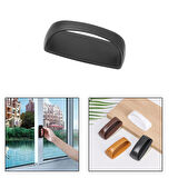 Microcase Plastik Yapışkanlı Sürgülü Pencere Çekmece Kapı Kolu Tutacağı - BEYAZ AL4834 1 Adet