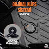 S-Dizayn Skoda Octavia 2 3D Pro Havuzlu Paspas 2004-2013 A+ Kalite