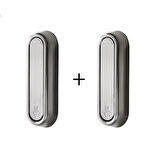 Microcase Çinko Kaplama Bas Açıl Pratik Askılık Anahtar Şapka Eşya Havlu vb Askılık - SİYAH AL5182 2 ADET